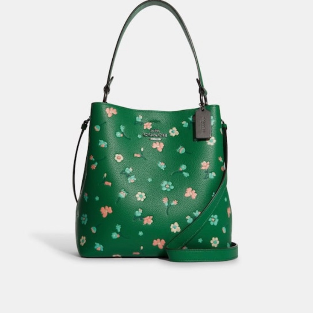 NWT Coach town bucket mystical floral print bag
